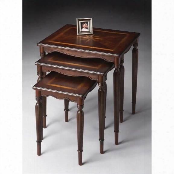 Butler Specialty Nest Of Tables In Plantation Cherry