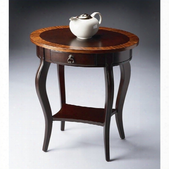 Butler Specialty Oval Accent Table In Cherry Nouveau Finish