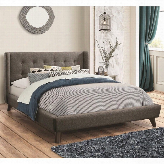 Coaster Carrington Queen Bed In Gray