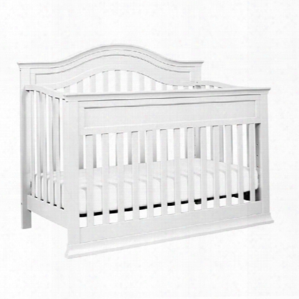 Da Vinci Brook 4-in-1 Convertible Crib With Toddler Bed Kit In White