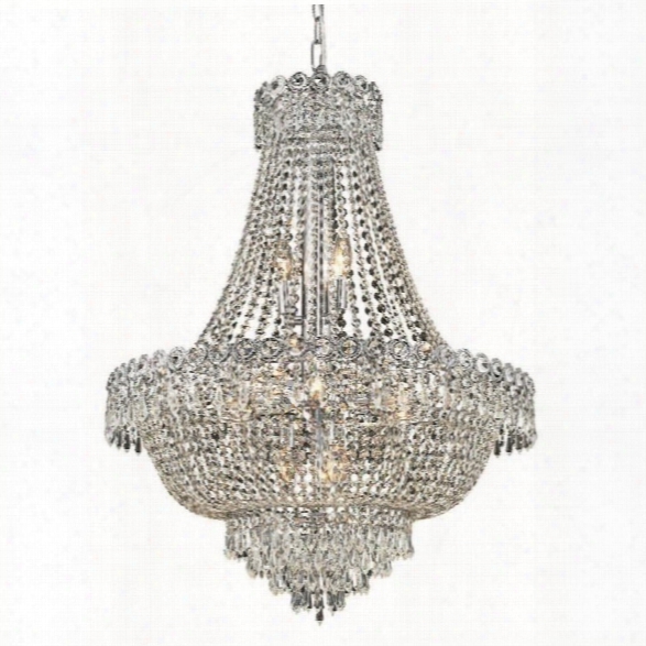 Elegant Lighting Century 24 12 Light Elegant Crystal Chandelier