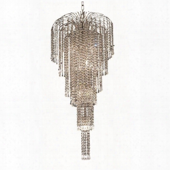 Elegant Lighting Falls 19 9 Light Elements Crystal Chandelier