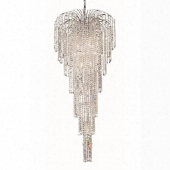 Elegant Lighting Falls 25 11 Light Spectra Crystal Chandelier