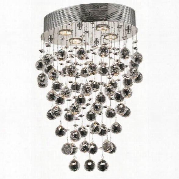 Elegant Lighting Galaxy 35 4 Light Elements Crystal Chandelier