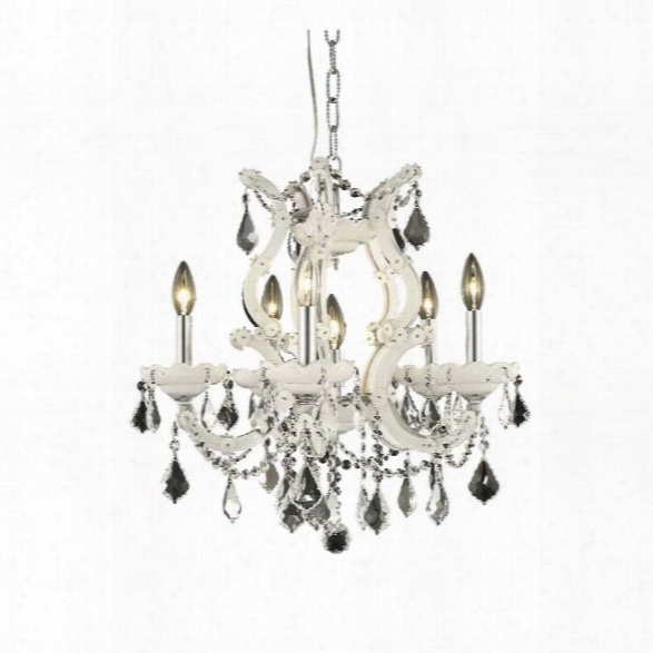 Elegant Lighting Maria Theresa 20 6 Light Elegant Crystal Chandelier