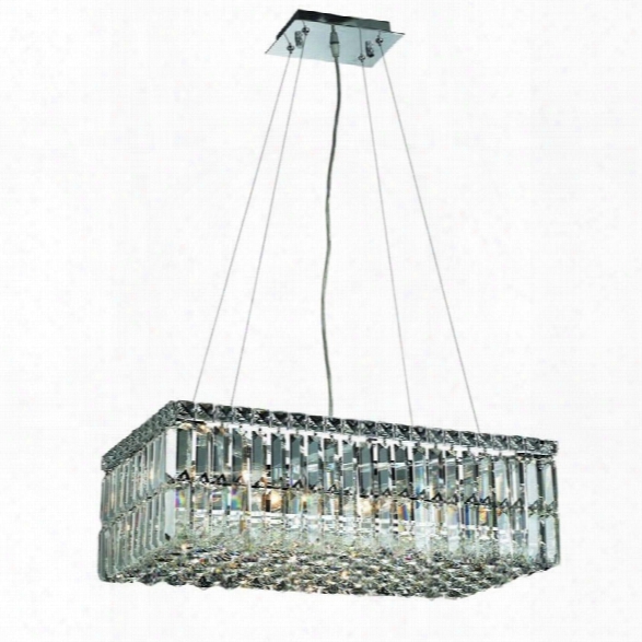 Elegant Lighting Maxime 12 6 Light Elements Crystal Chandelier