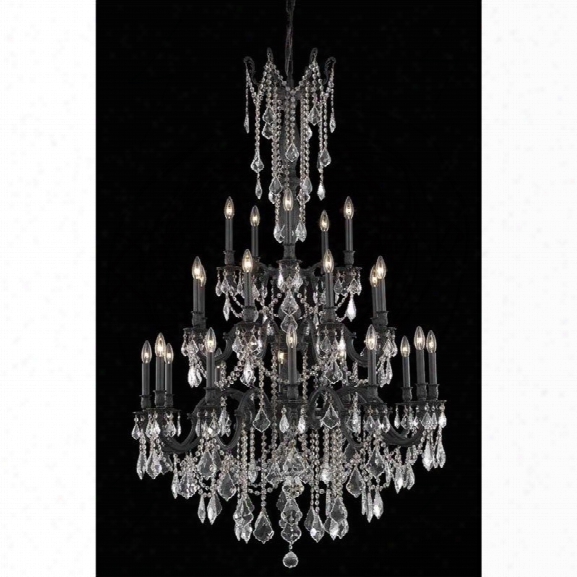 Elegant Lighting Rosalia 38 25 Light Elegant Crystal Chandelier