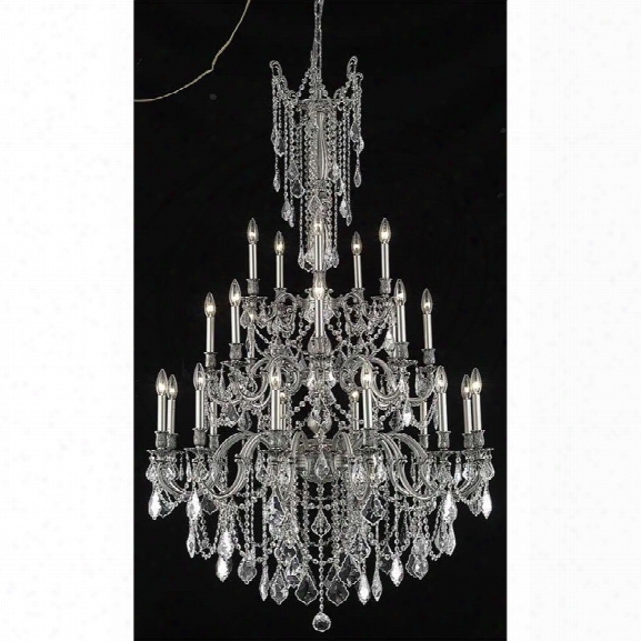 Elegant Lighting Rosalia 38 25 Light Elements Crystal Chandelier