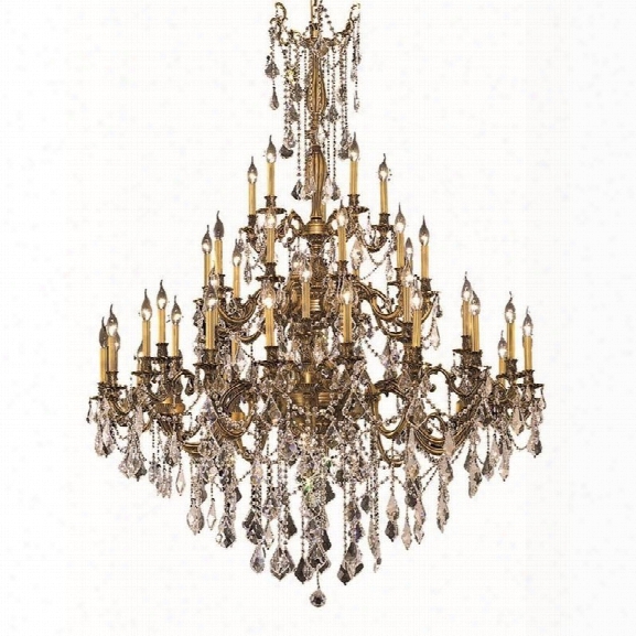 Elegant Lighting Rosalia 54 45 Light Elements Crystal Chandelier