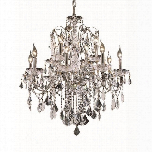 Elegant Lighting St. Francis 28 12 Light Spectra Crystal Chandelier