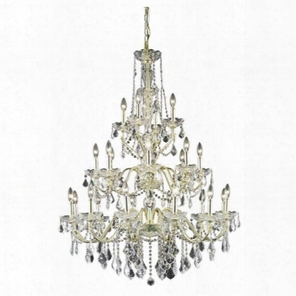 Elegant Lighting St. Francis 36 24 Light Elegant Crystal Chandelier