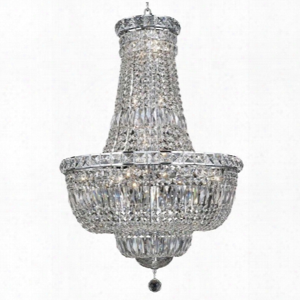 Elegant Lighting Tranquil 22 22 Light Elements Crystal Chandelier