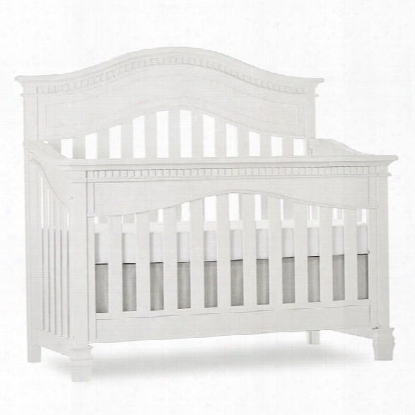 Evolur Cheyenne 5-in-1 Convertible Crib In Brush White