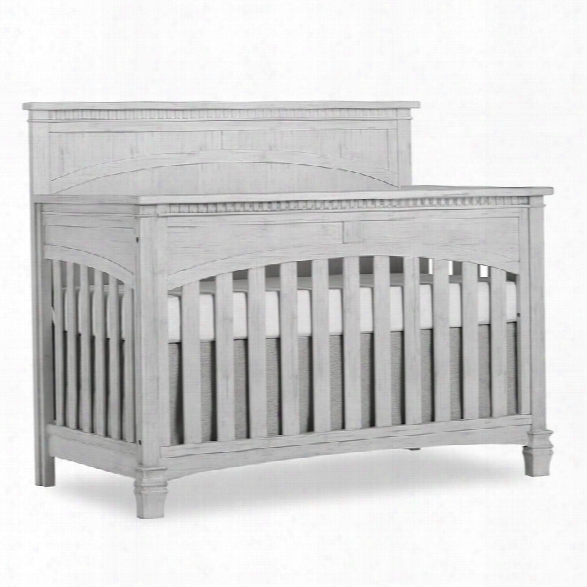 Evolur Santa Fe 5-in-1 Convertible Crib In Antique Mist