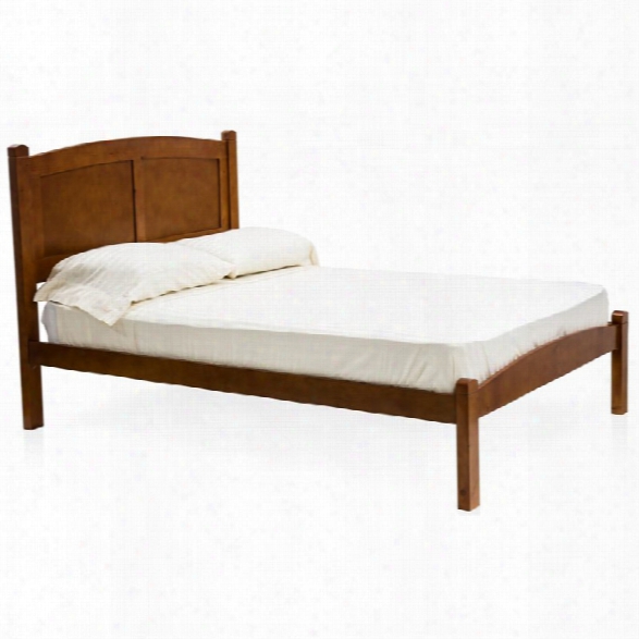 Furniture Of America Cara Full Platform Panel Bed In Oak