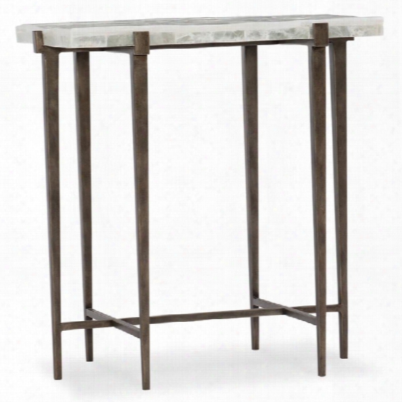 Hooker Furniture Melange Bellis Stone Top Accent Table