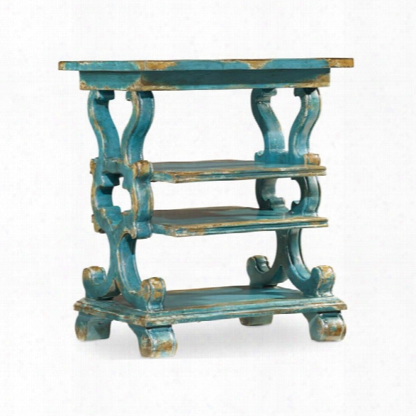 Hooker Furniture Sanctuary End Table In Blue