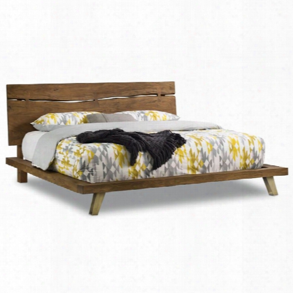 Hooker Furniture Transcend California King Platform Bed In Medium Wood