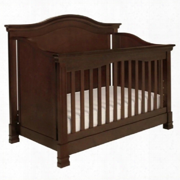 Million Dollar Baby Classic Louis 4 In 1 Convertible Crib In Espresso