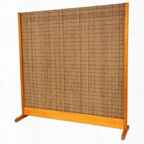 Oriental Furniture 6 ' 14 Tall Take Room Divider In Honey