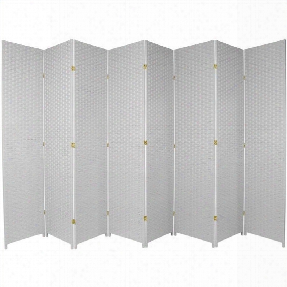 Oriental Furniture 7 ' Tall Room Divider In White