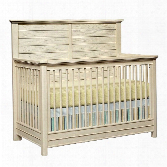 Stone & Leigh Driftwood Park Built Tto Grow Crib In Vanilla Oak