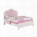 Coaster Caroline Full Diamond Tufted Bed in White