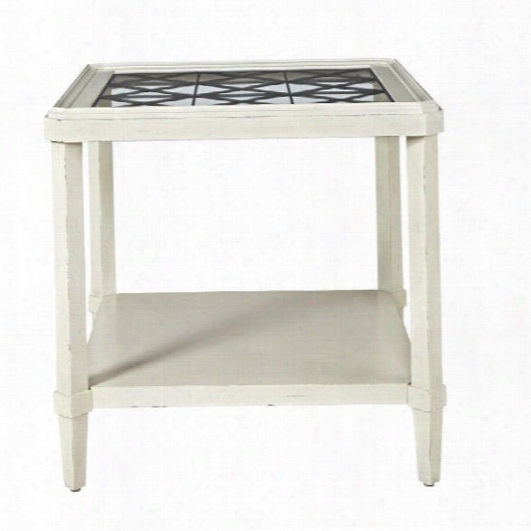 Universal Furniture Sojourn End Table In Summer White