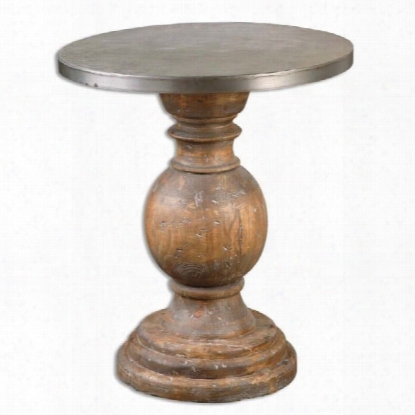 Uttermost Blythe Wooden Accent Table