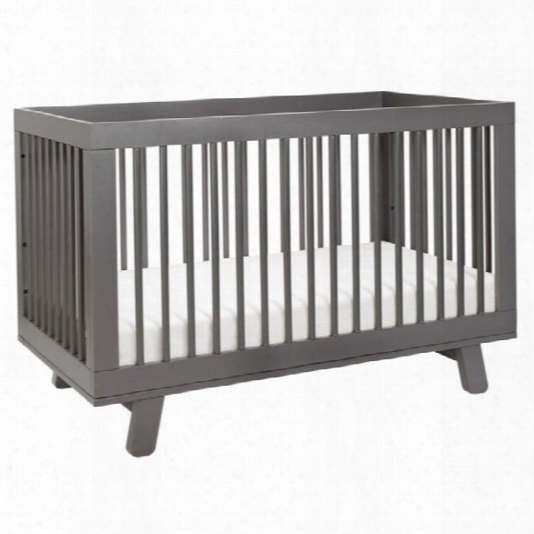 Babyletto Hudson 3 In 1 Convertible Crib With Conversion Kit In Slate