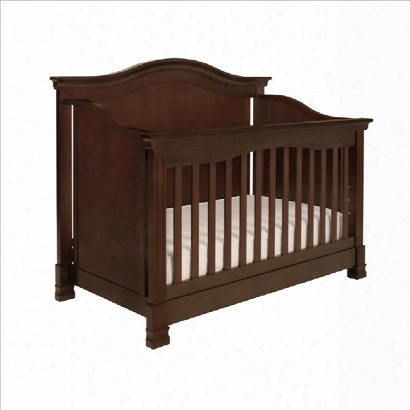 Babyletto Louis 4-in-1 Convertible Crib With Todder Aril In Espresso