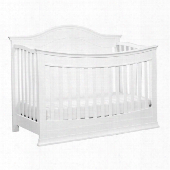 Da Vinci Meadow 4-in-1 Convertible Crib With Toddler Bed Kit In White