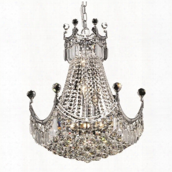 Elegant Lighting Corona 20 9 Light Elements Crystal Chandelier