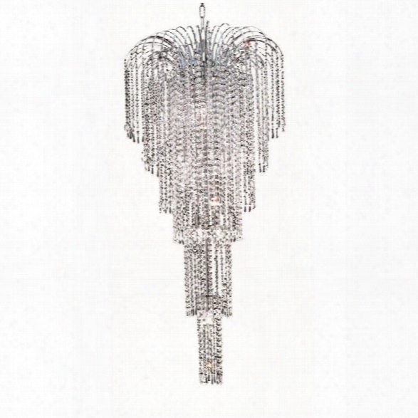 Elegant Lighting Falls 21 9 Light Elements Crystal Chandelier