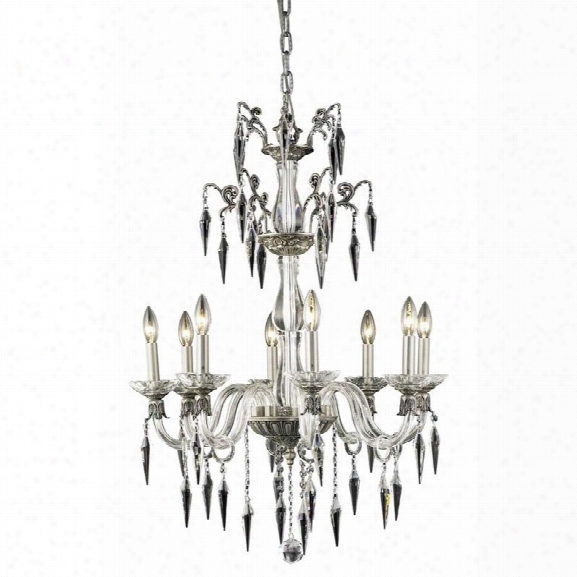 Elegant Lighting Grande 25 8 Light Elegant Crystal Chandelier