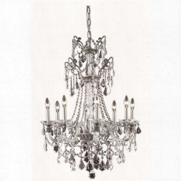 Elegant Lighting Imperial 25 8 Light Elements Crystal Chandelier