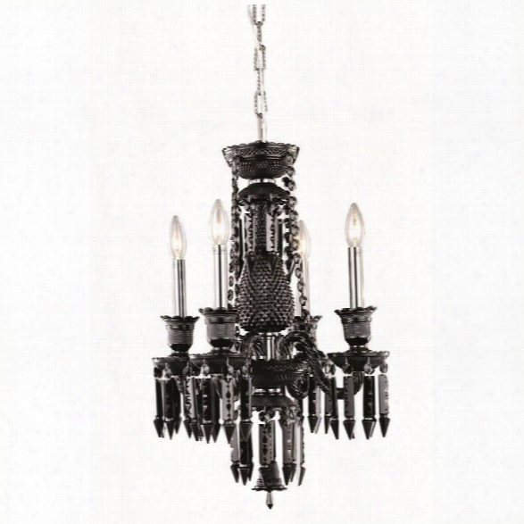 Elegant Lighting Majestic 17 4 Light Elegant Crystal Chandelier