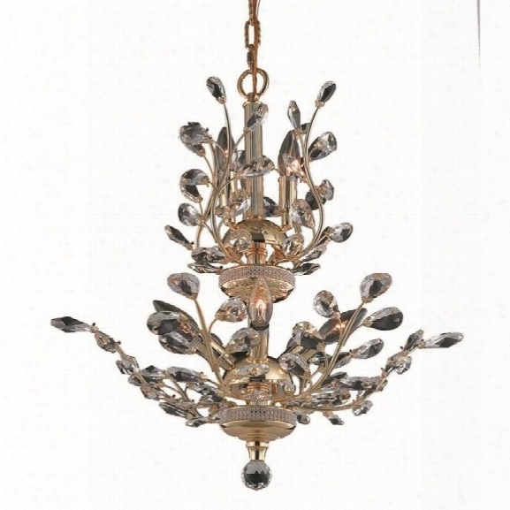 Elegant Lighting Orchid 21 8 Light Elements Crystal Chandelier