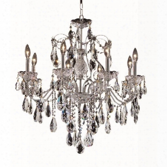 Elegant Lighting St. Francis 26 8 Light Spectra Crystal Chandelier