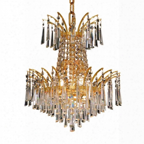 Elegant Lighting Victoria 16 4 Light Royal Crystal Chandelier