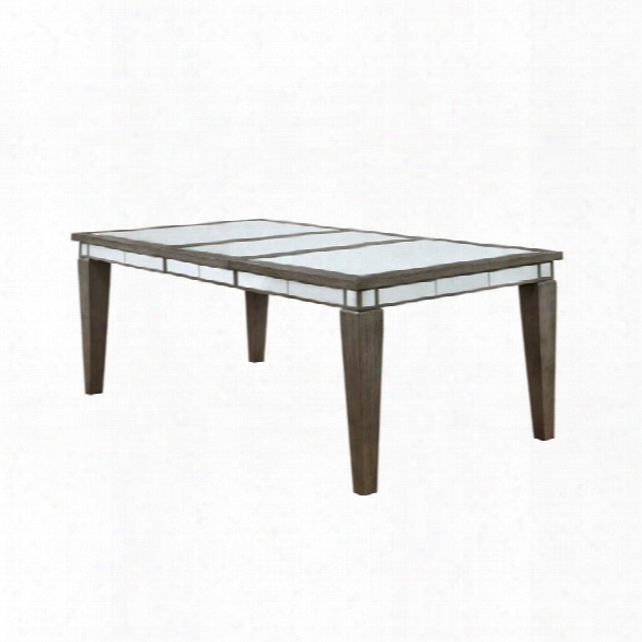 Furniture Of America Deskent Dining Table In Gray