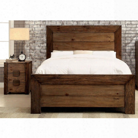 Furniture Of America Drew 2 Piece California King Panel Bedroom Set