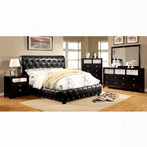 Furniture Of America Morella 4 Piece California King Bedroom Set