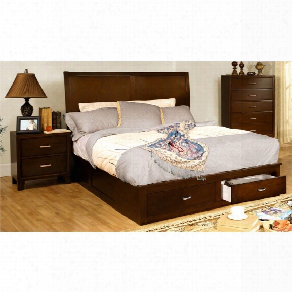 Furniture Of America Ruggend 2 Piece Storage California King Bedroom Set