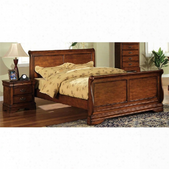 Furniture Of America Wade 2 Piece California King Sleigh Bedroom Set