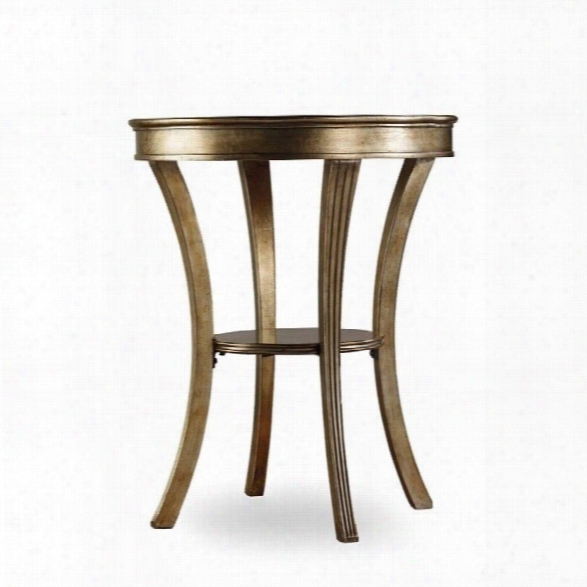 Hooker Furniture Sanctuary Round Mirrored Accent Table In Visage