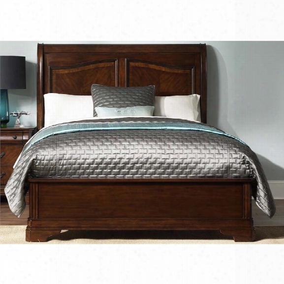 Liberty Furniture Alexandria King Sleigh Bed In Autumn Brown