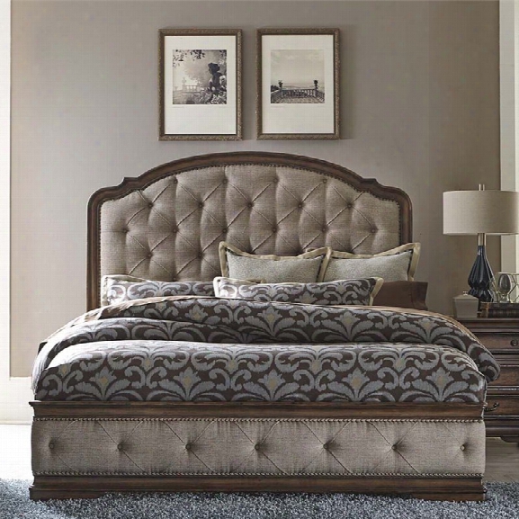 Liberty Furniture Amelia Upholstered King Bed In Antique Toffee