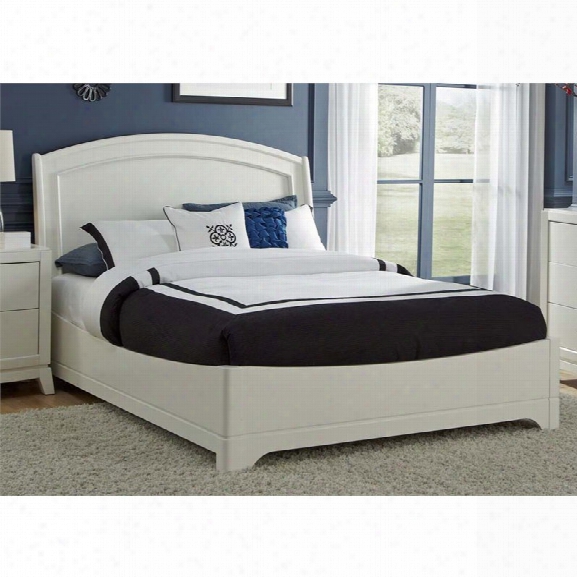 Liberty Furniture Avalon Ii King Panel Bed In White Truffle