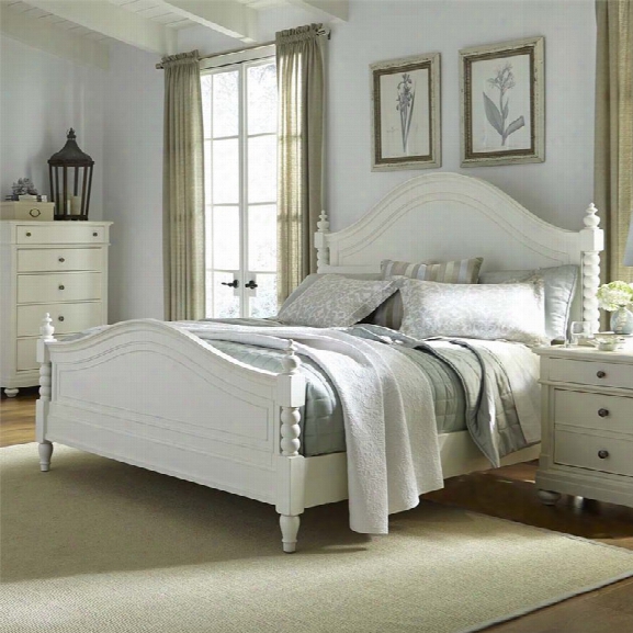 Liberty Furniture Harbor View Ii King Poster Bed In Linen